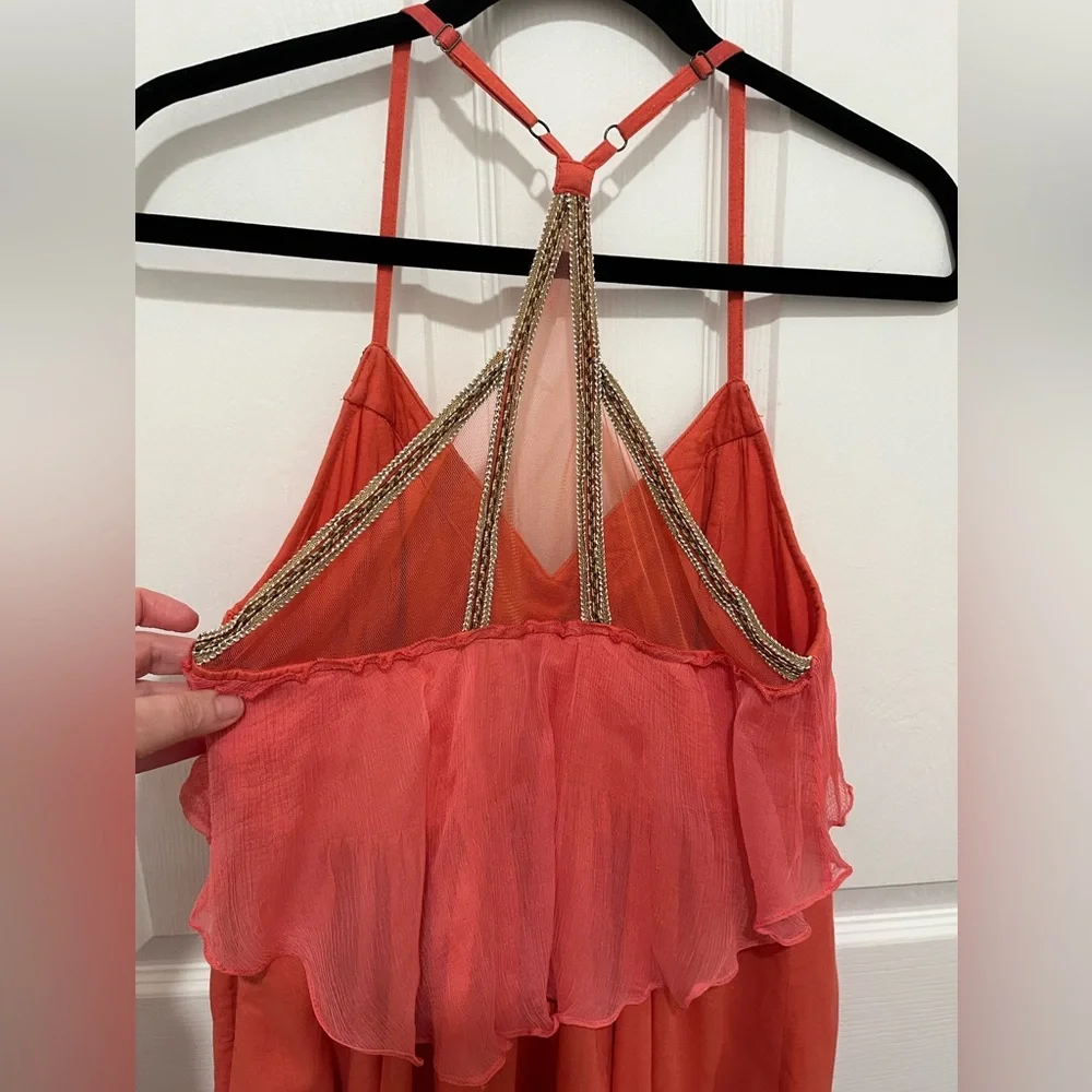 Free People One Enchanted Evening Open Back Beaded Dress S/P - Picture 4 of 13